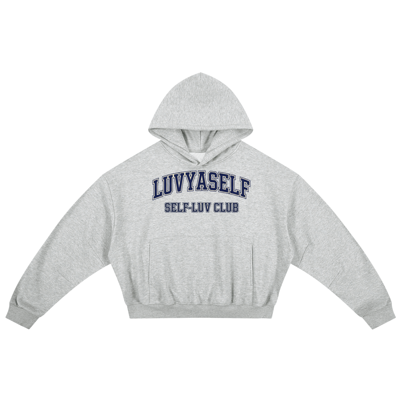LUVYASELF - SELF-LUV - Essential Boxy Darted Sleeve Hoodie