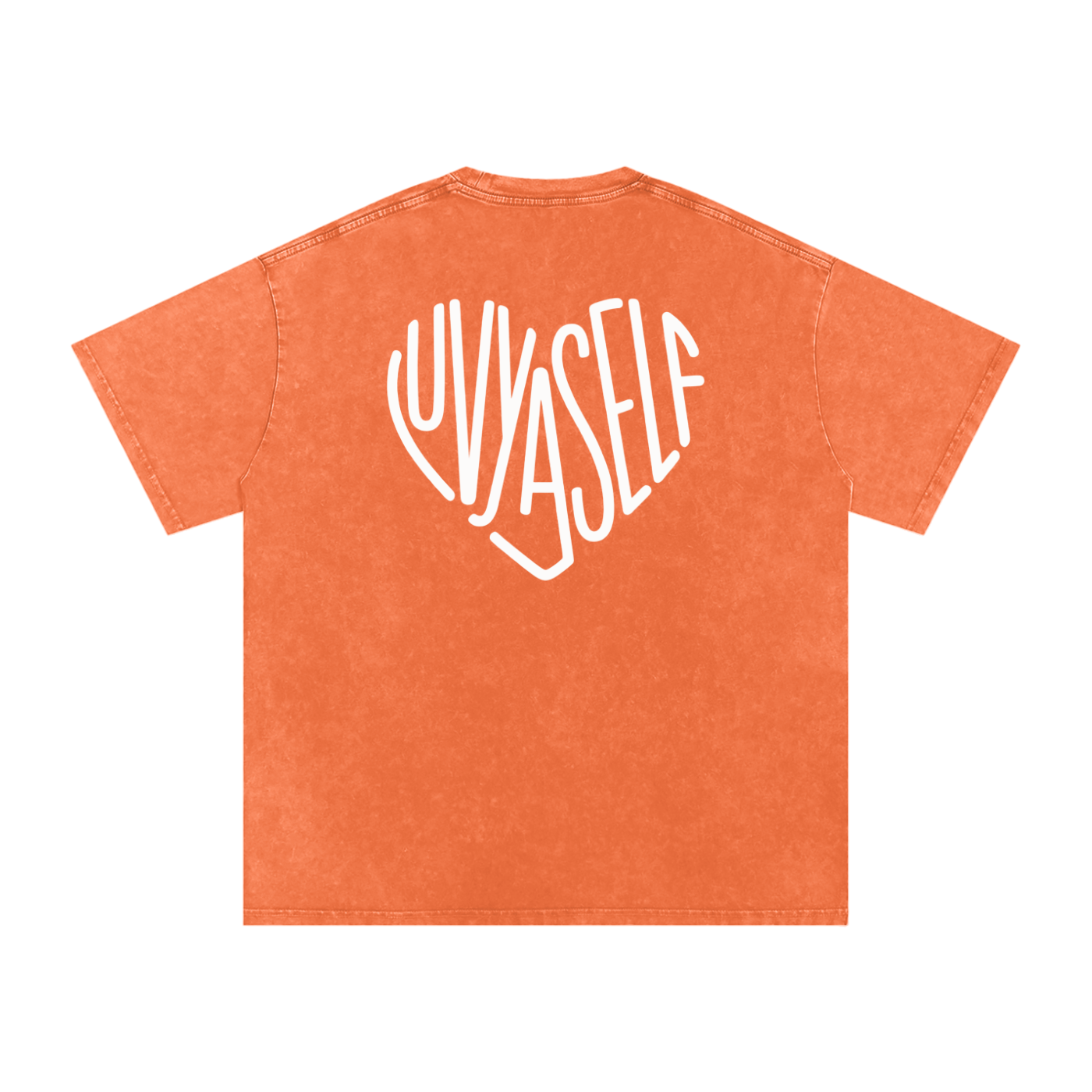 LUVYASELF - Snow Washed Oversized Cotton T-Shirt