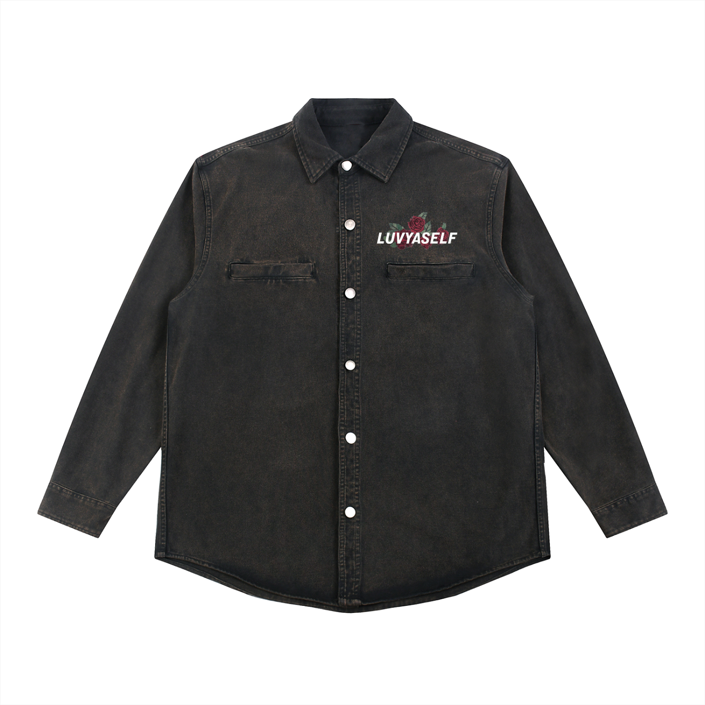 LUVYASELF - Denim Vintage Washed Heavyweight Jacket