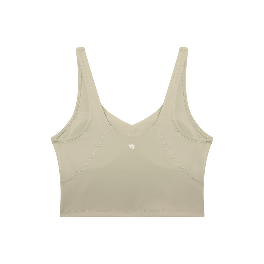 Uniform V-Neck Yoga Sports Bra