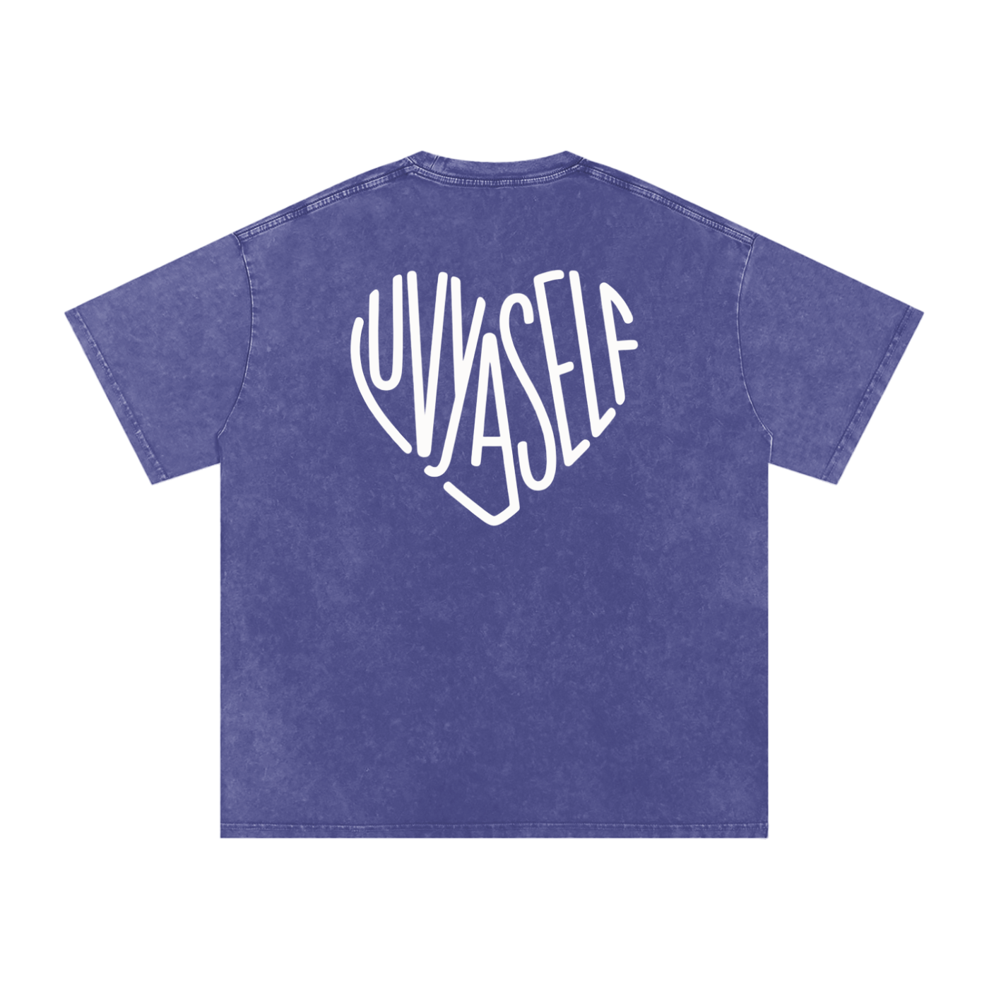 LUVYASELF - Snow Washed Oversized Cotton T-Shirt