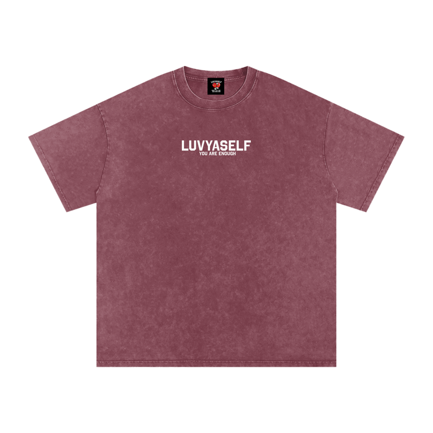 LUVYASELF - Snow Washed Oversized Cotton T-Shirt