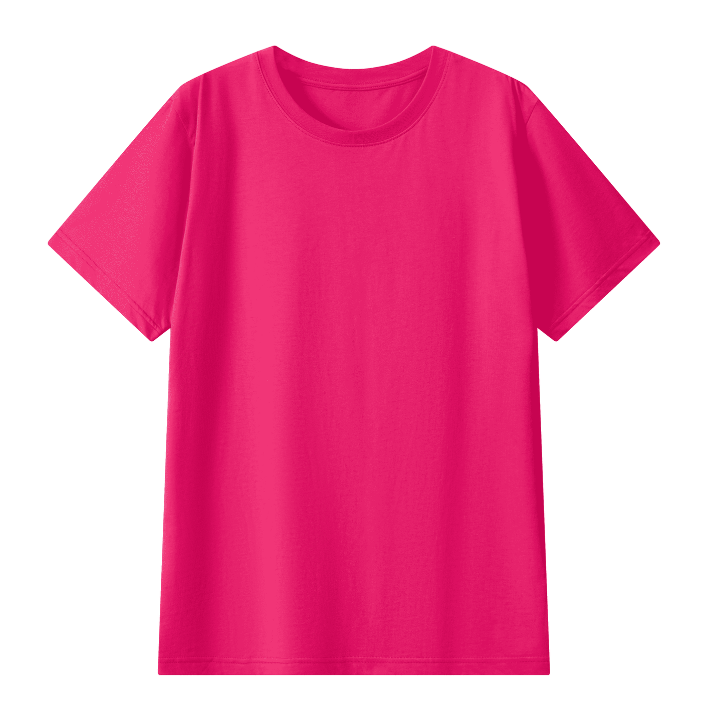 LUVYASELF - Unisex Classic Crew Neck Combed Mercerized T-shirt(180GSM)