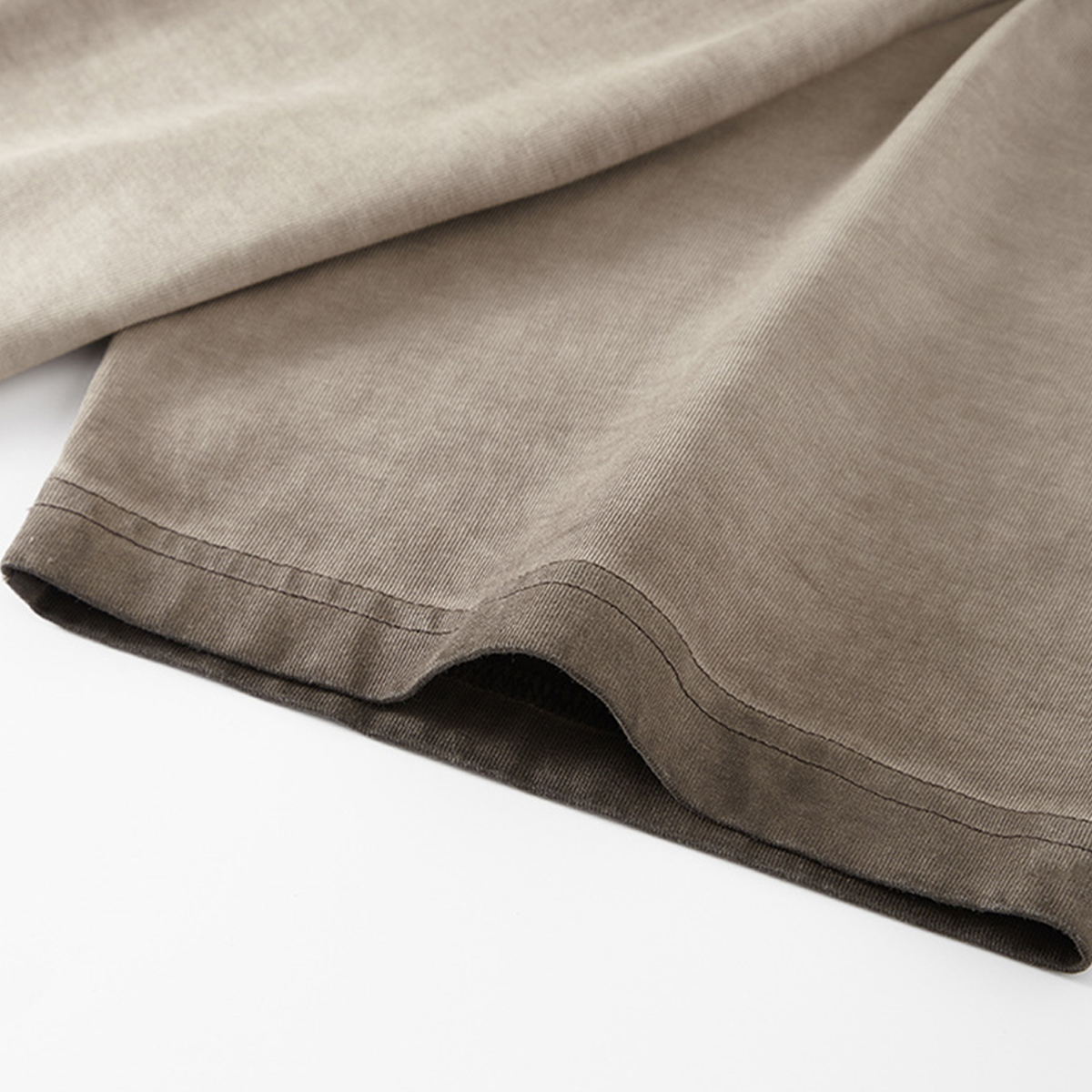 LUVYASELF - Dopamine Dressing Washed Gradient Stir Fried T-shirt(255GSM)