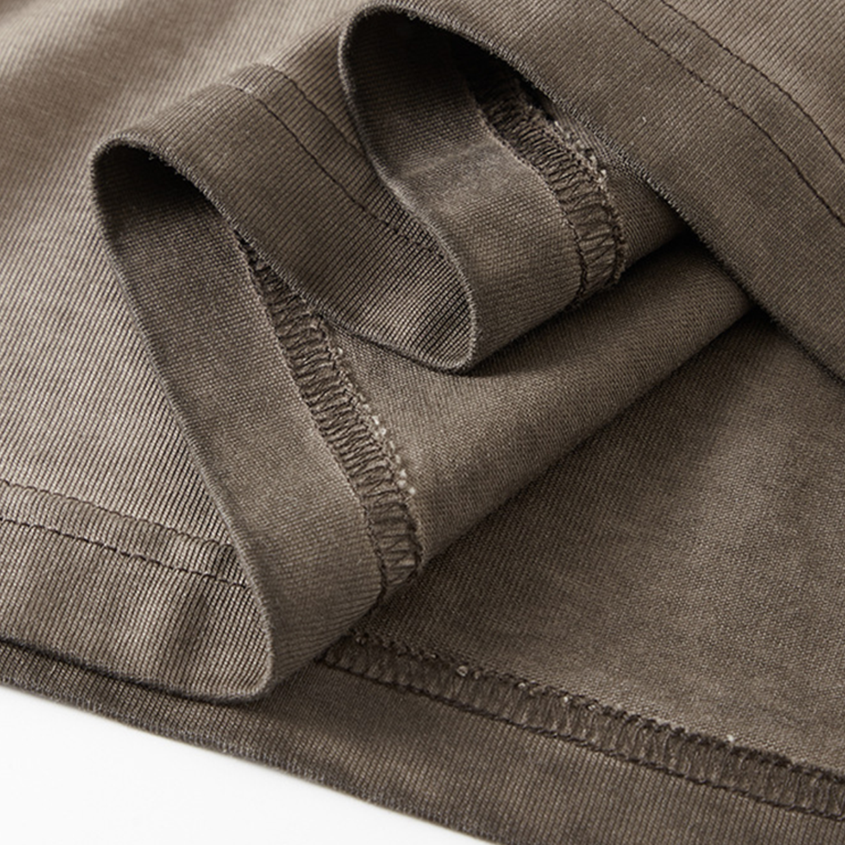 LUVYASELF - Dopamine Dressing Washed Gradient Stir Fried T-shirt(255GSM)