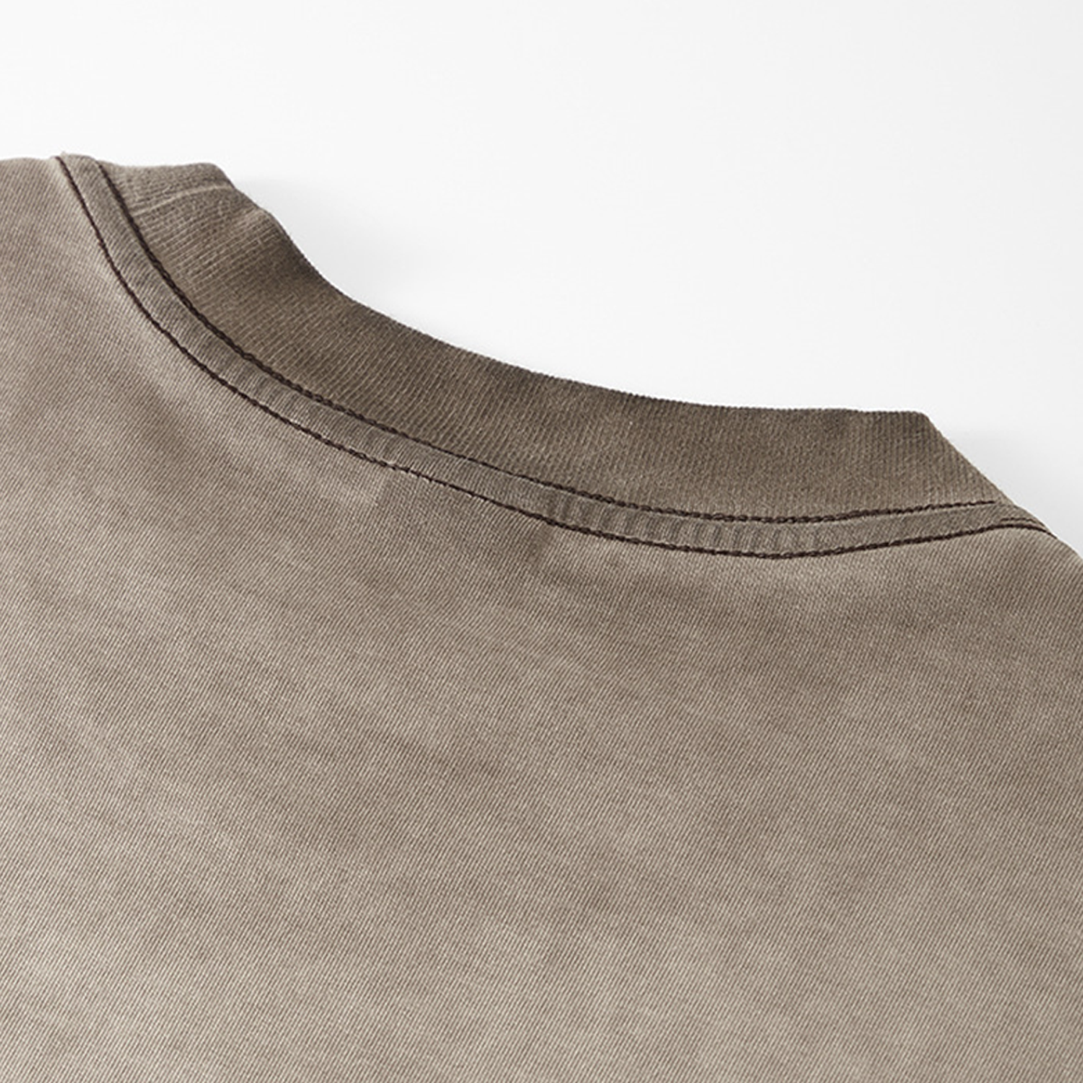 LUVYASELF - Dopamine Dressing Washed Gradient Stir Fried T-shirt(255GSM)