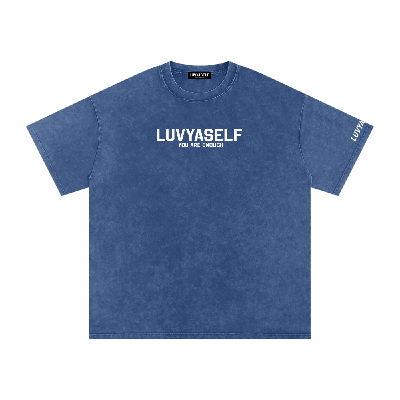 LUVYASELF - Snow Washed Oversized Cotton T-Shirt