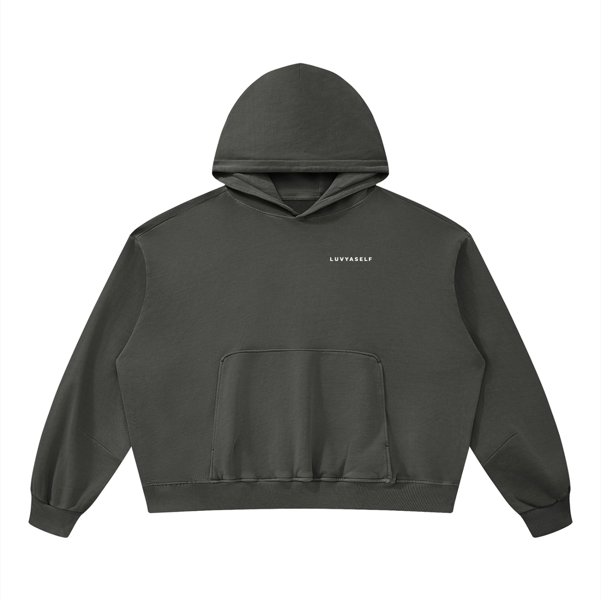 Unisex Boxy Vintage Washed Hoodie