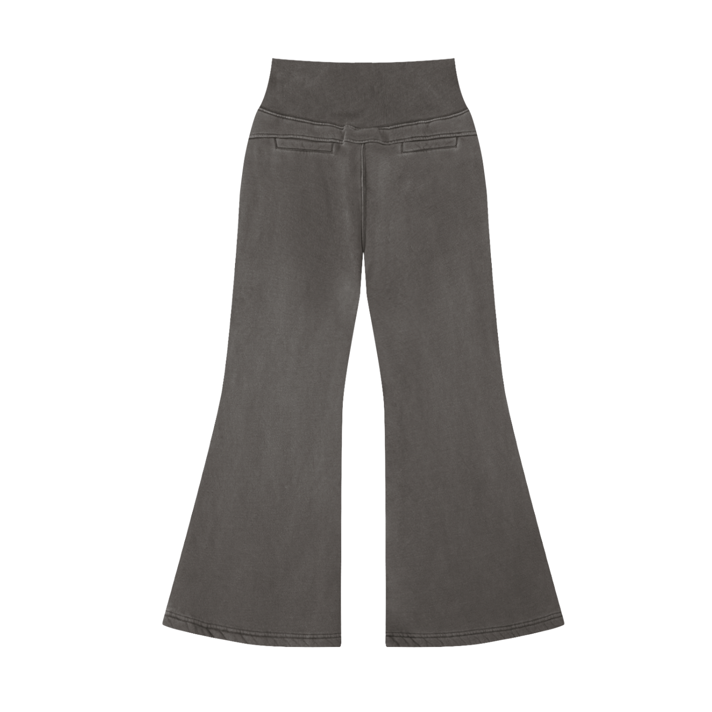 LUVYASELF - Vintage Washed Flared Fleece Pants