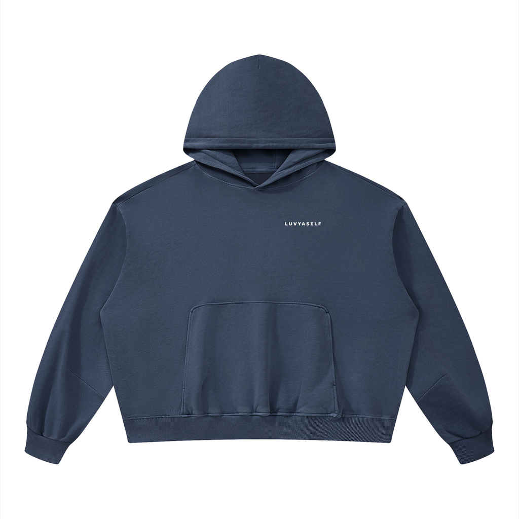 Unisex Boxy Vintage Washed Hoodie