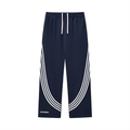 Curved Stripe Straight Sweatpants