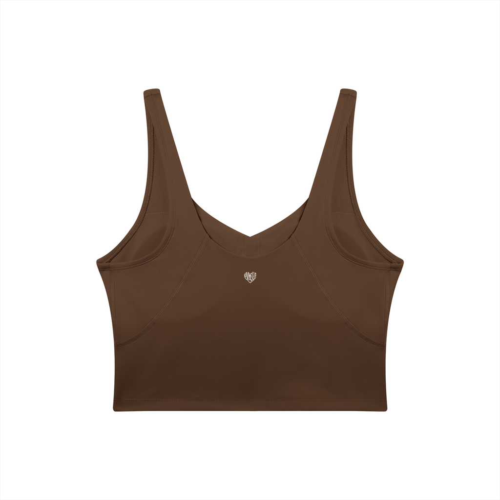 Uniform V-Neck Yoga Sports Bra