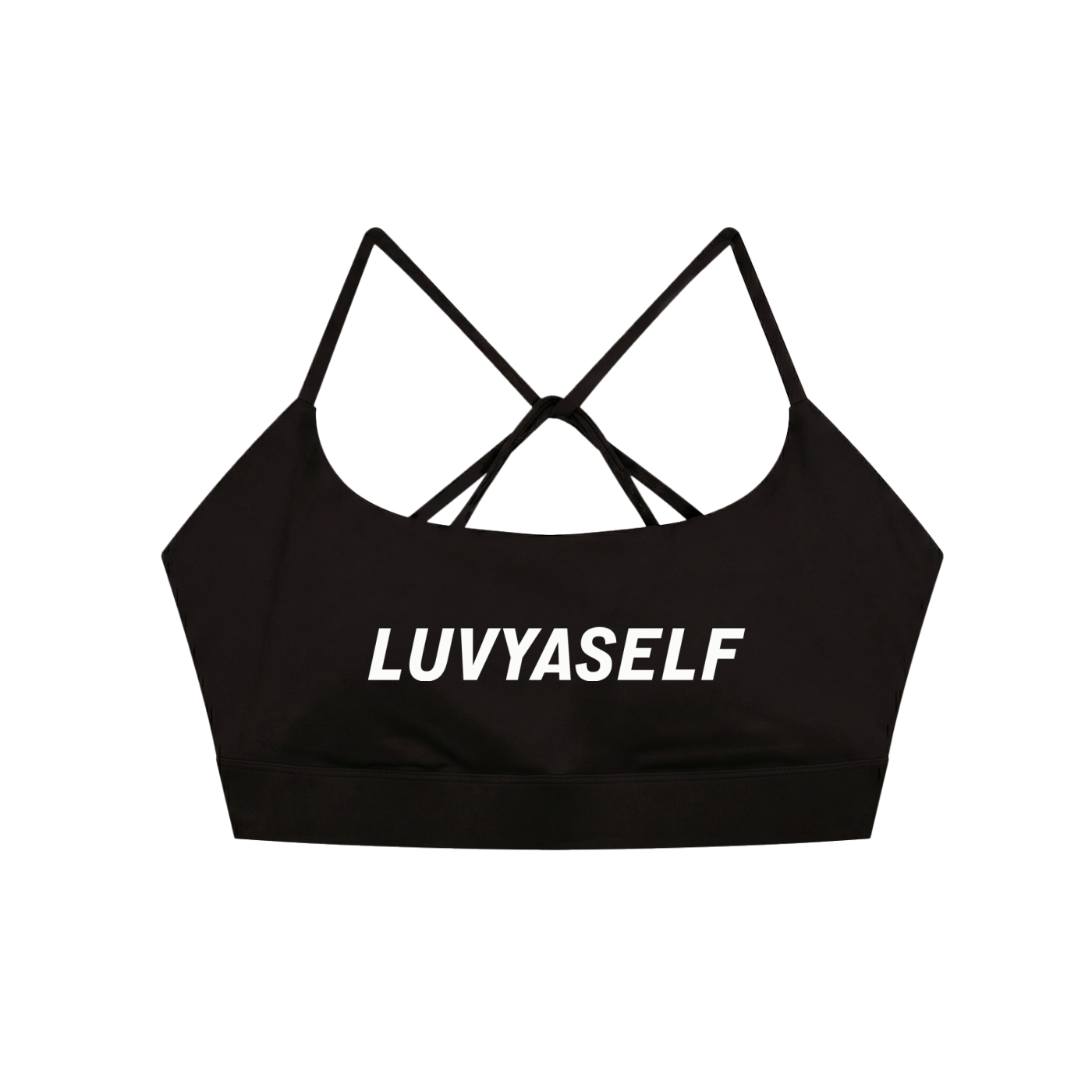 Strappy Criss Cross Yoga Sports Bra