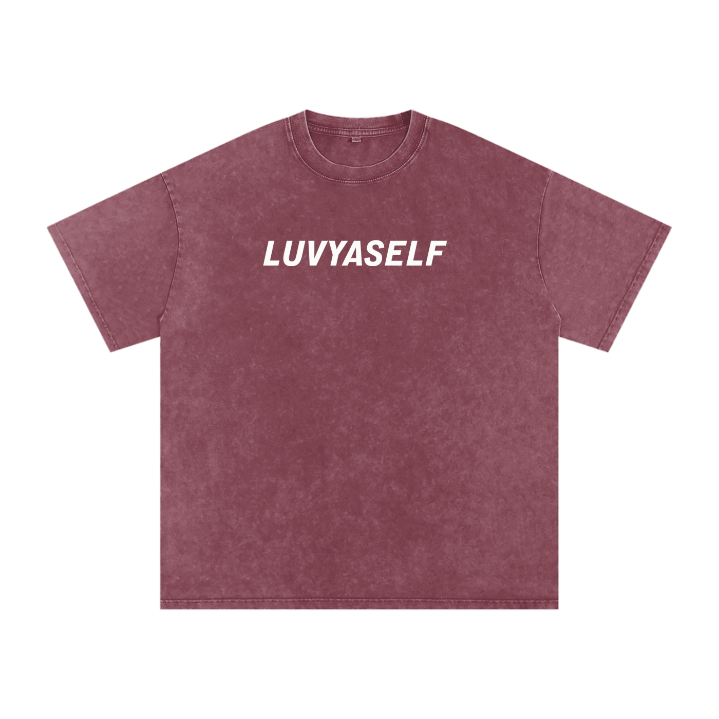 LUVYASELF,You Matter,Heavyweight 250 GSM,Self-Love,Self-Luv,Vintage Oversized Tee,Positivity,Mental Health shirt,Acid Wash T-shirt,Motivational Tee