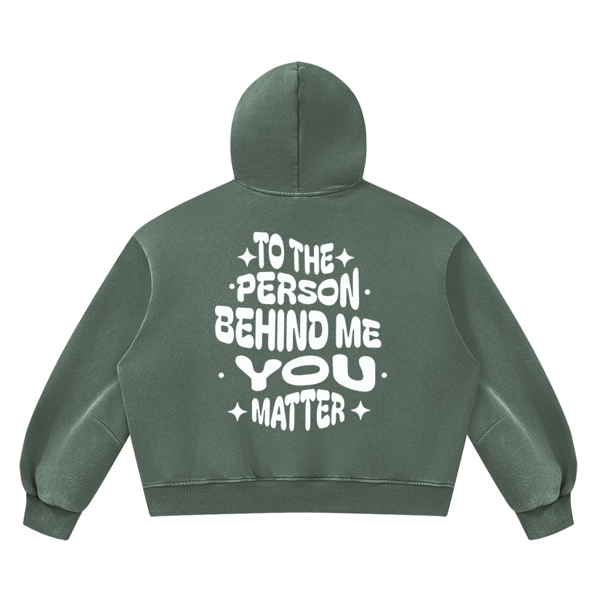 Unisex Vintage Wash Boxy Fleece Hoodie
