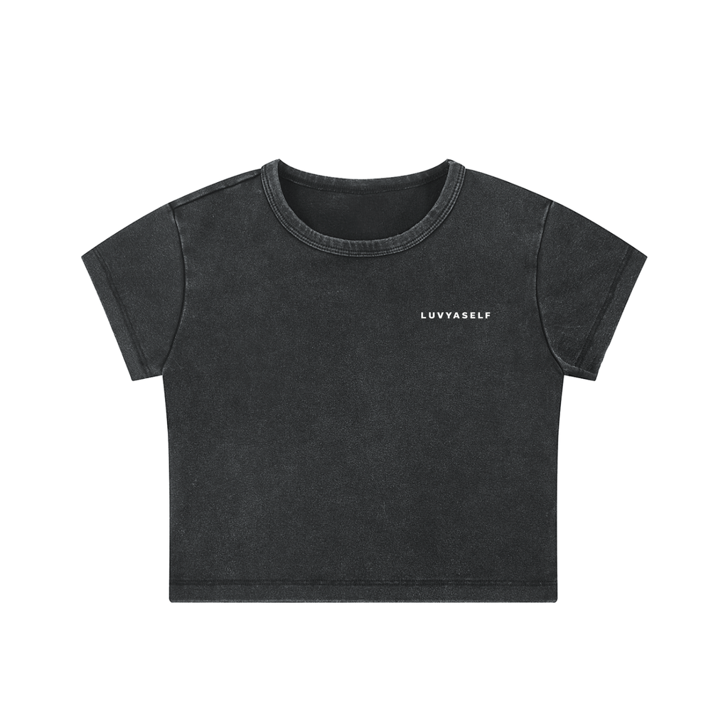 Snow Washed Crop Top