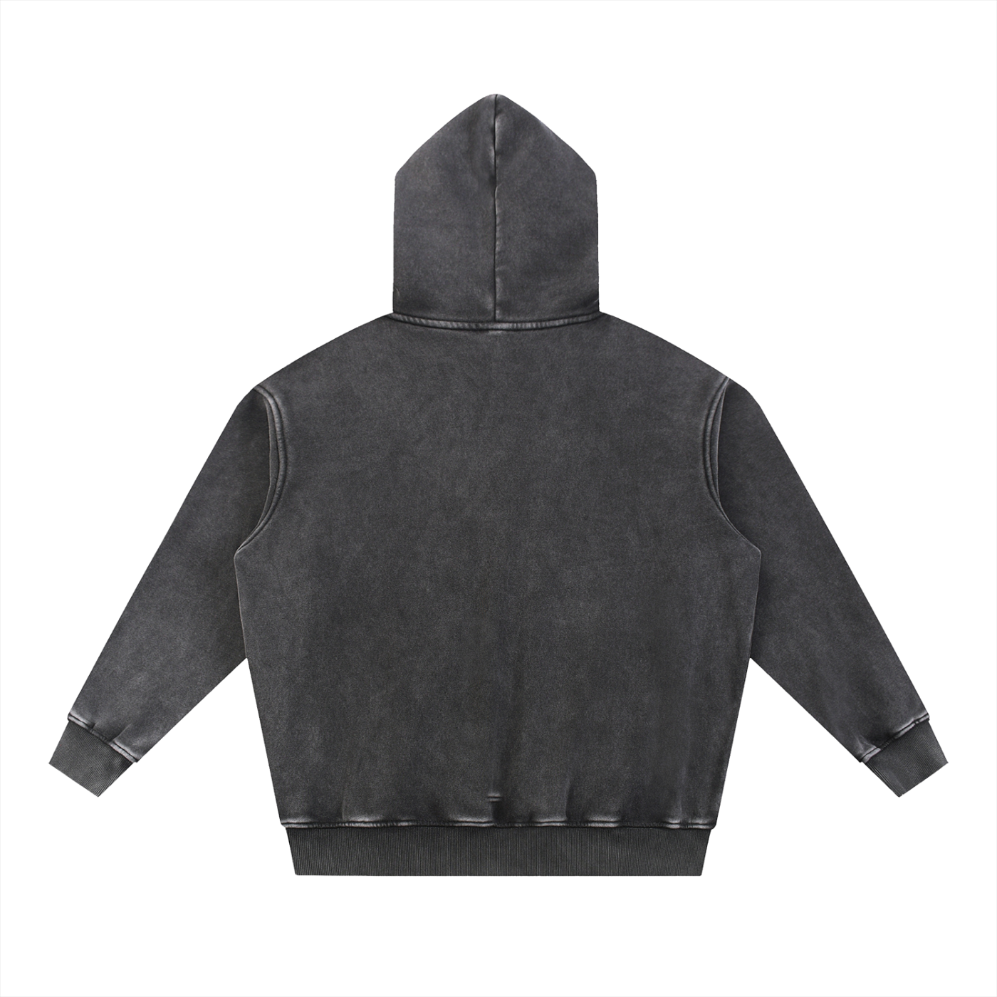Uniform Snow Wash Fleece Oversize Hoodie
