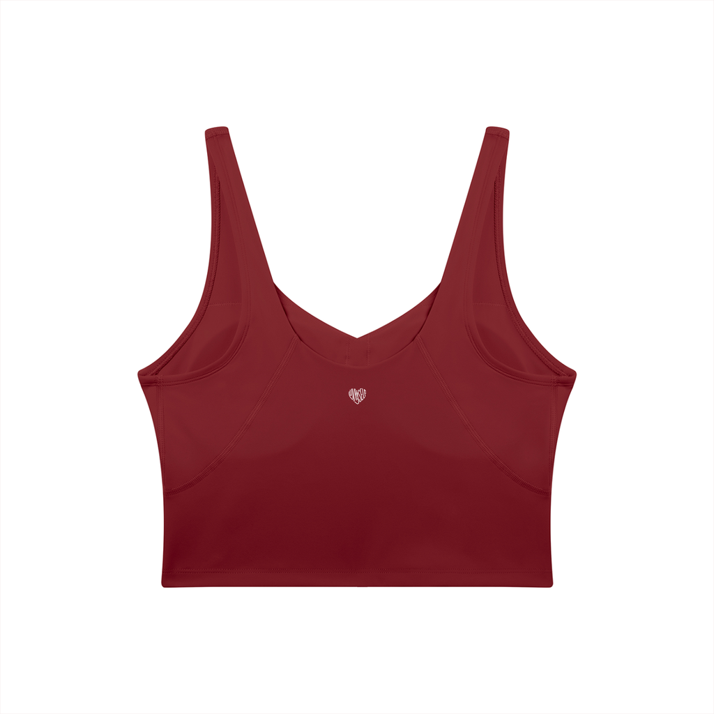 Uniform V-Neck Yoga Sports Bra
