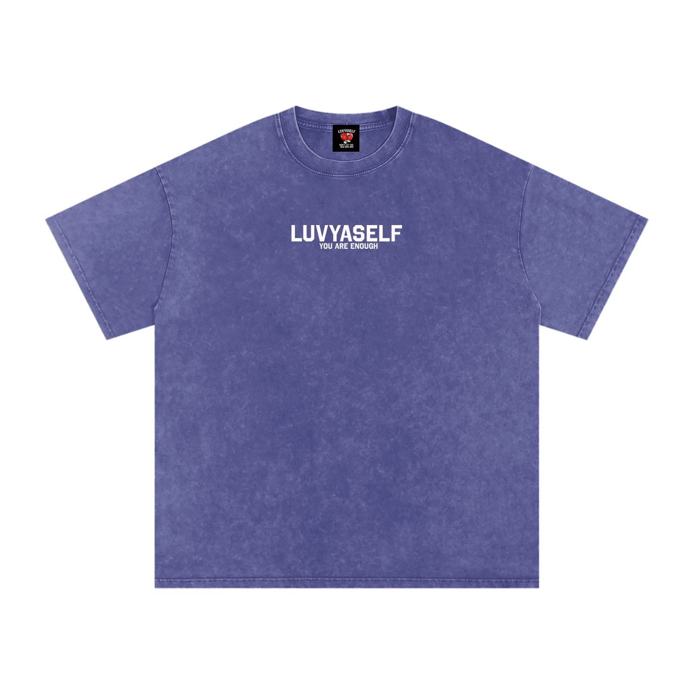 LUVYASELF - Snow Washed Oversized Cotton T-Shirt