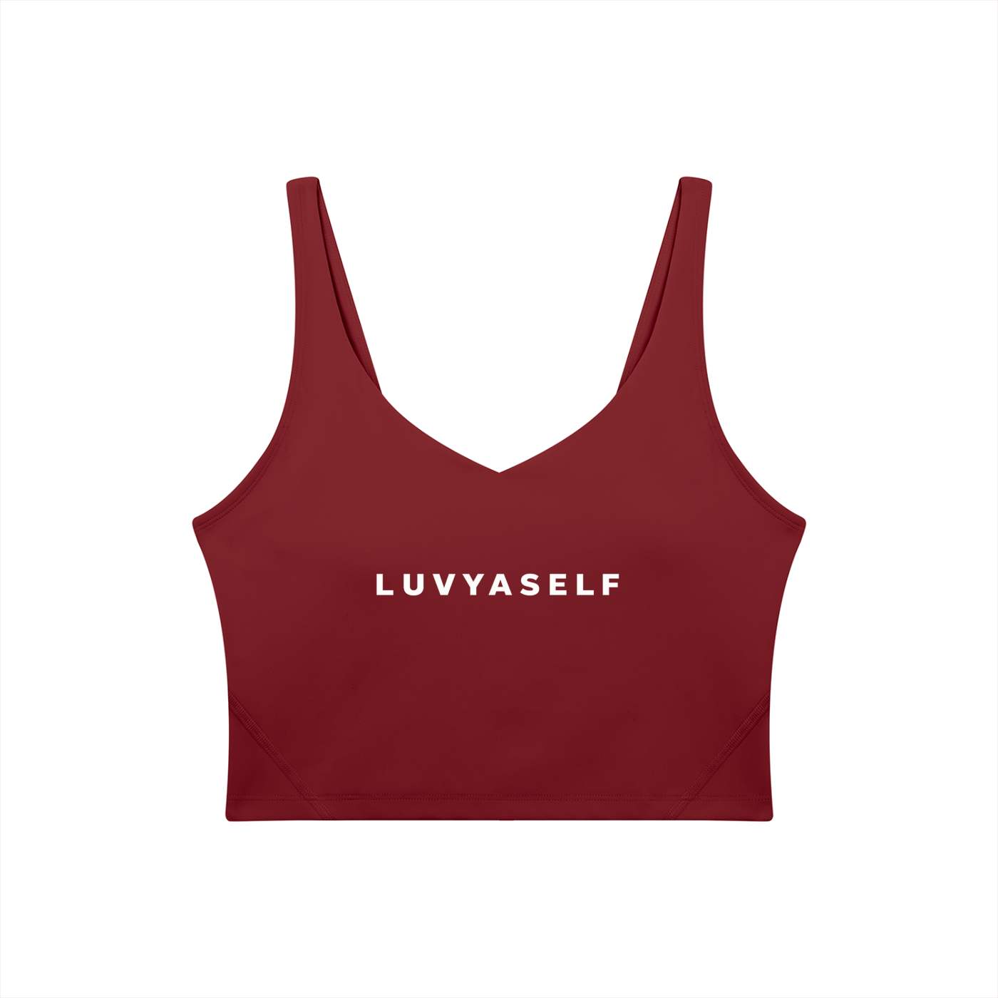 Uniform V-Neck Yoga Sports Bra