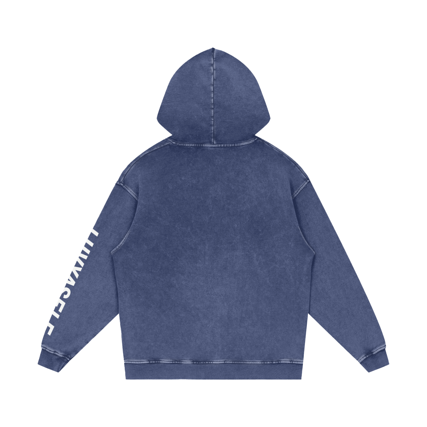 LUVYASELF - Snow Washed Loose Cotton Hoodie