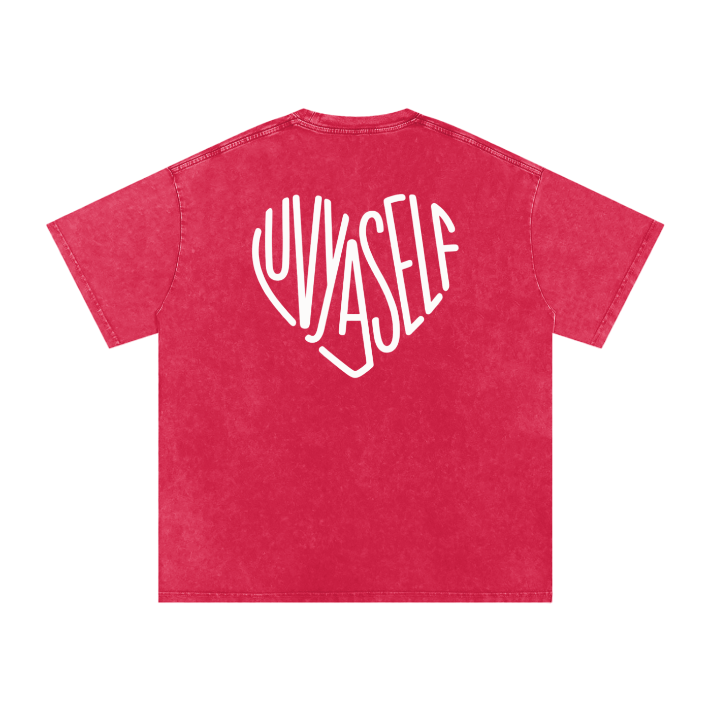 LUVYASELF - Snow Washed Oversized Cotton T-Shirt