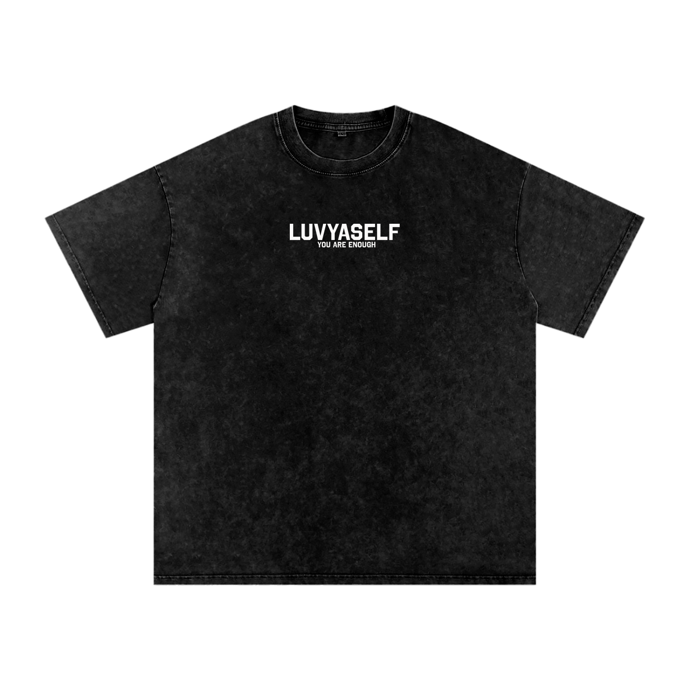 LUVYASELF - Snow Washed Oversized Cotton T-Shirt