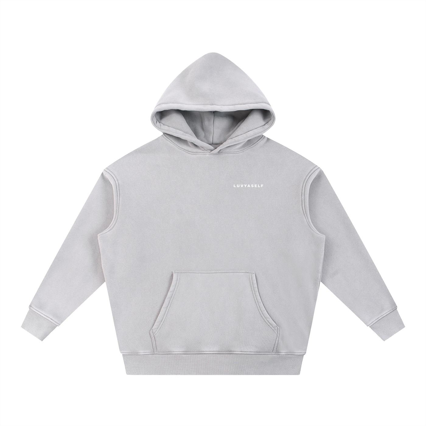 Uniform Snow Wash Fleece Oversize Hoodie