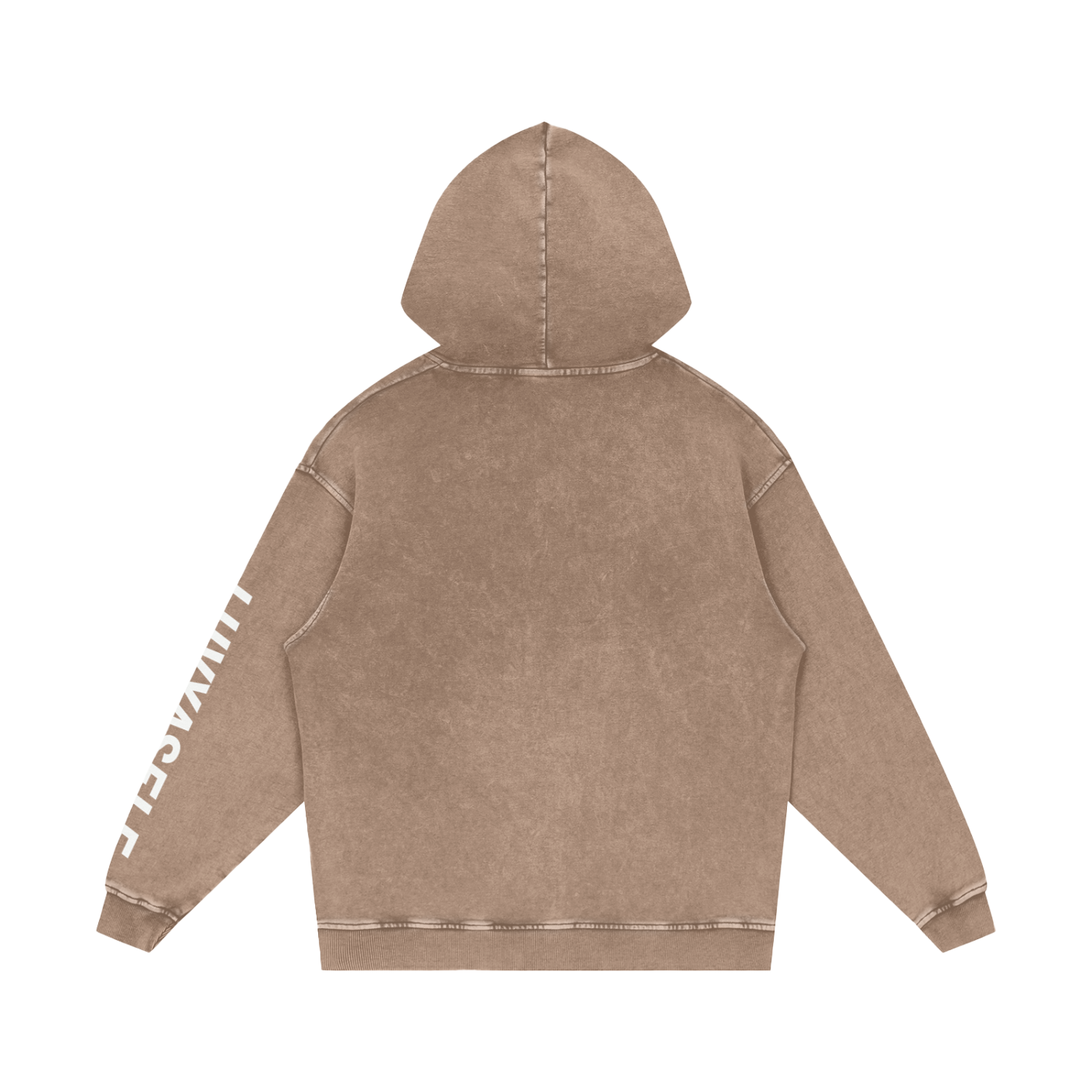 LUVYASELF - Snow Washed Loose Cotton Hoodie