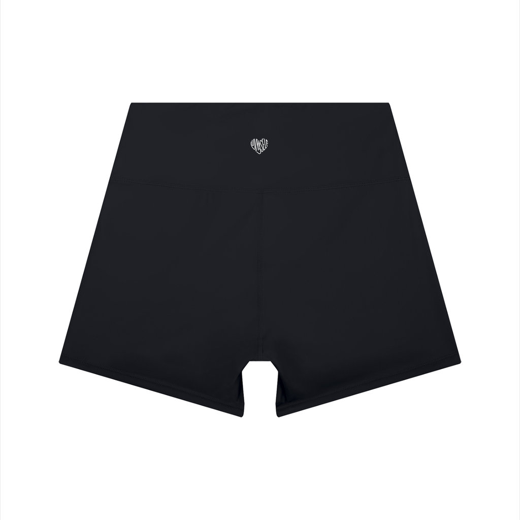 Uniform High-Waist Color Block Yoga Shorts