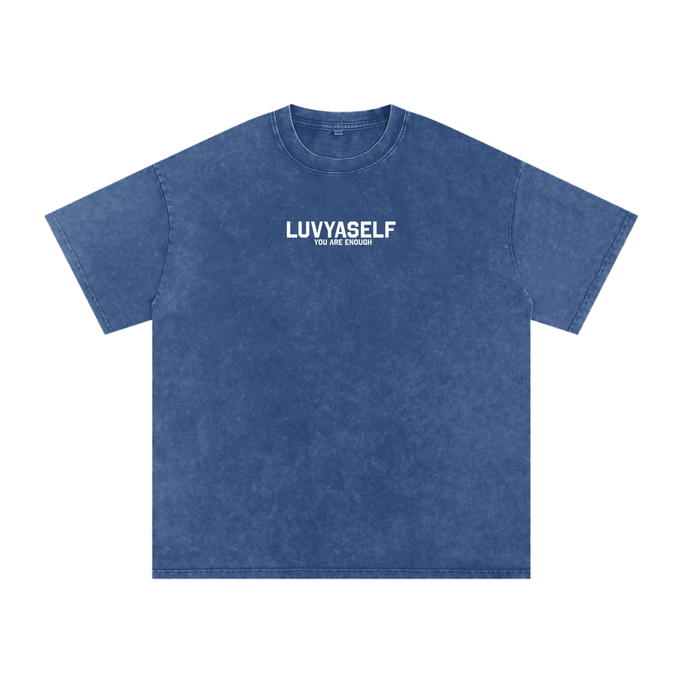LUVYASELF - Snow Washed Oversized Cotton T-Shirt