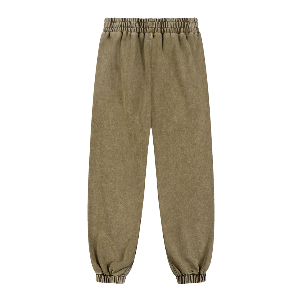 Uniform Snow Wash Heavyweight Jogged Sweatpants