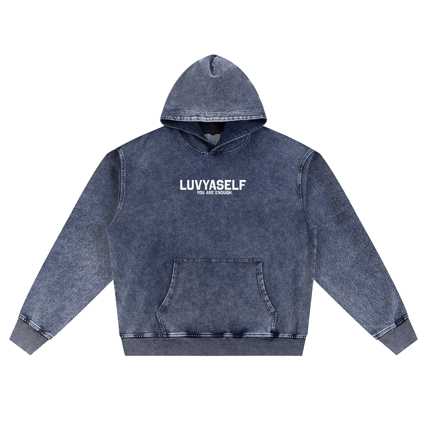 LUVYASELF - Snow Wash Oversized Hoodie