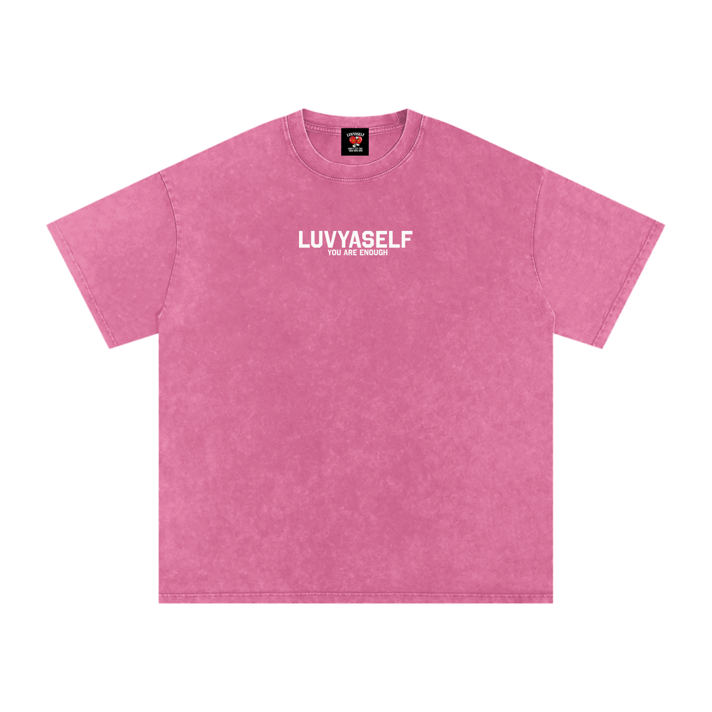 LUVYASELF - Snow Washed Oversized Cotton T-Shirt