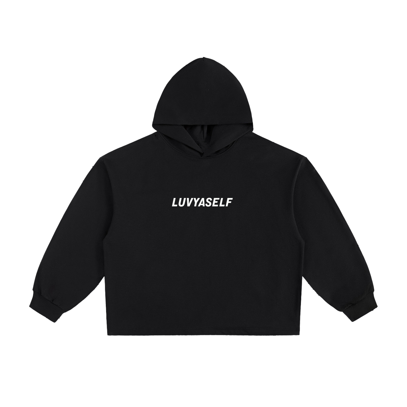 LUVYASELF - Essential Heavyweight Oversized Drawstring Hem Hoodie