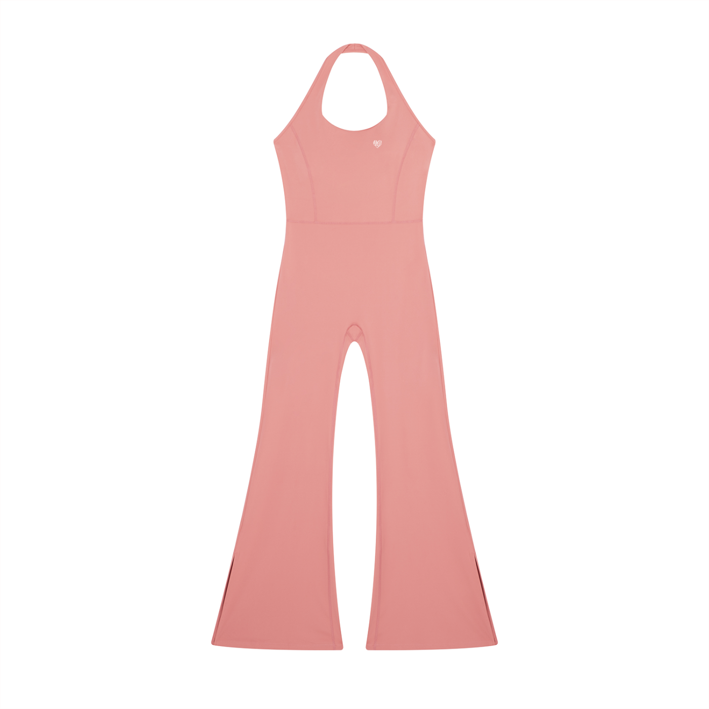 Uniform Halter Flared Jumpsuit