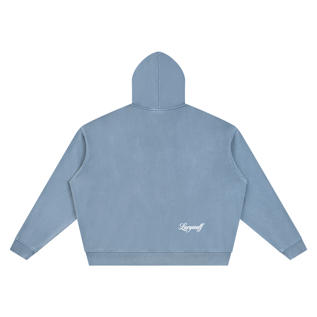 Unisex Vintage Wash Boxy Hoodie