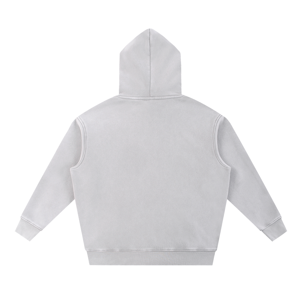 Uniform Snow Wash Fleece Oversize Hoodie