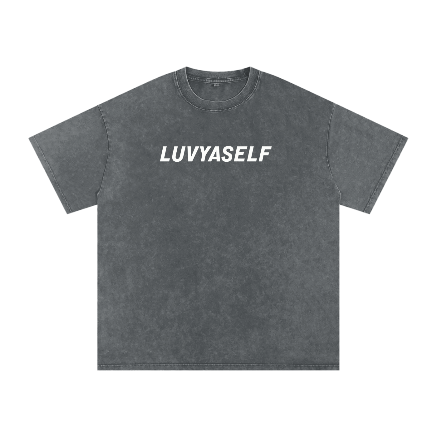 LUVYASELF,You Matter,Heavyweight 250 GSM,Self-Love,Self-Luv,Vintage Oversized Tee,Positivity,Mental Health shirt,Acid Wash T-shirt,Motivational Tee