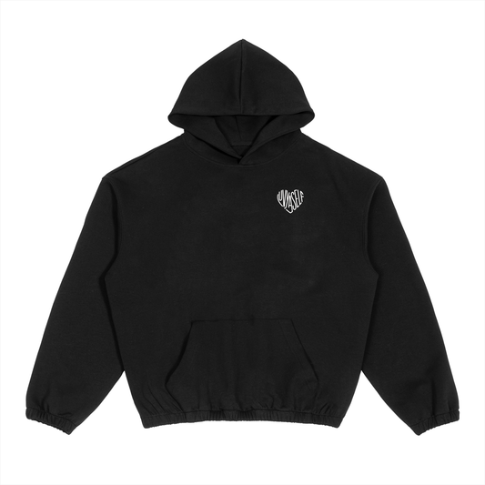 LUVYASELF - Boxy Cinched Hem Hoodie