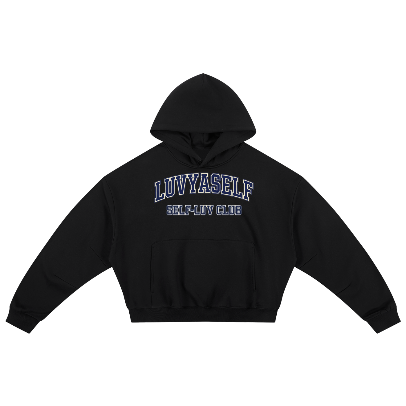 LUVYASELF - SELF-LUV - Essential Boxy Darted Sleeve Hoodie