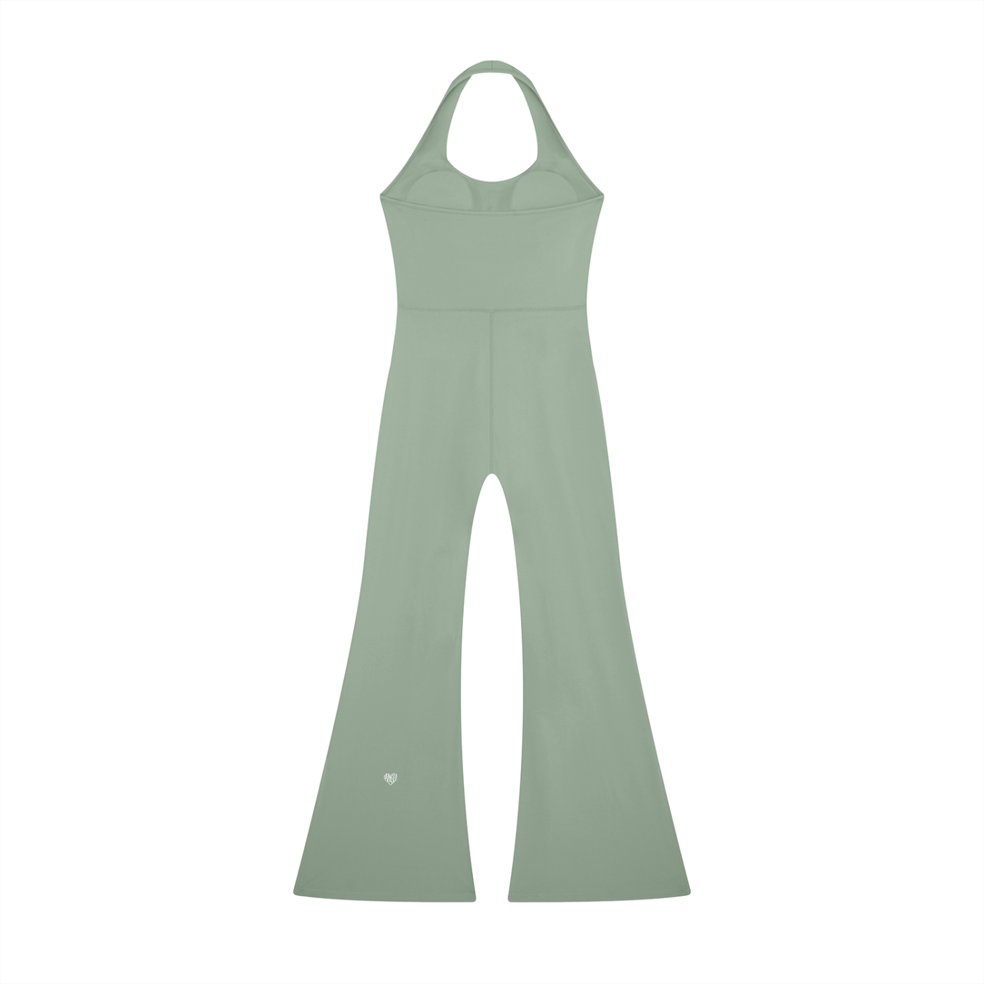 Uniform Halter Flared Jumpsuit