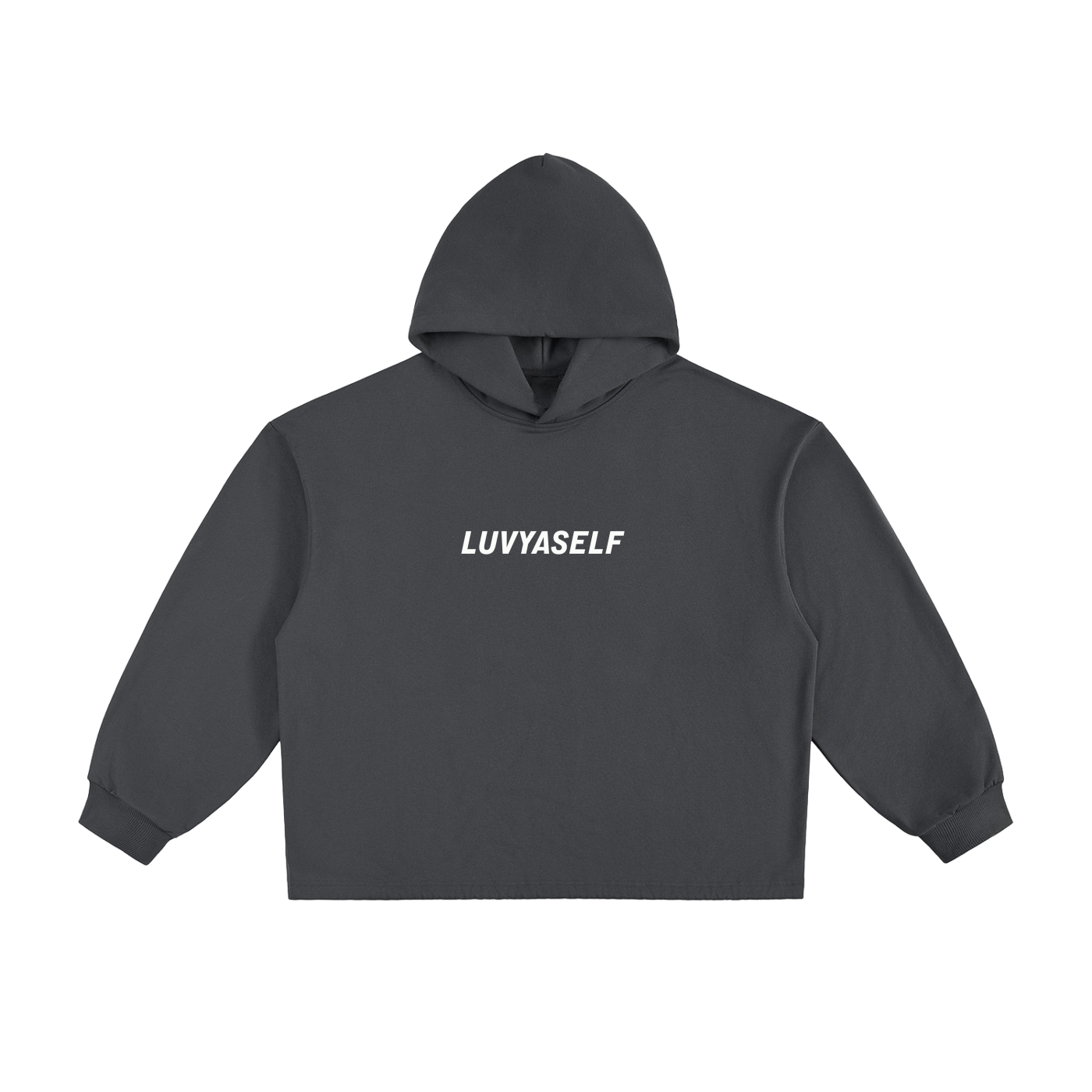 LUVYASELF - Essential Heavyweight Oversized Drawstring Hem Hoodie