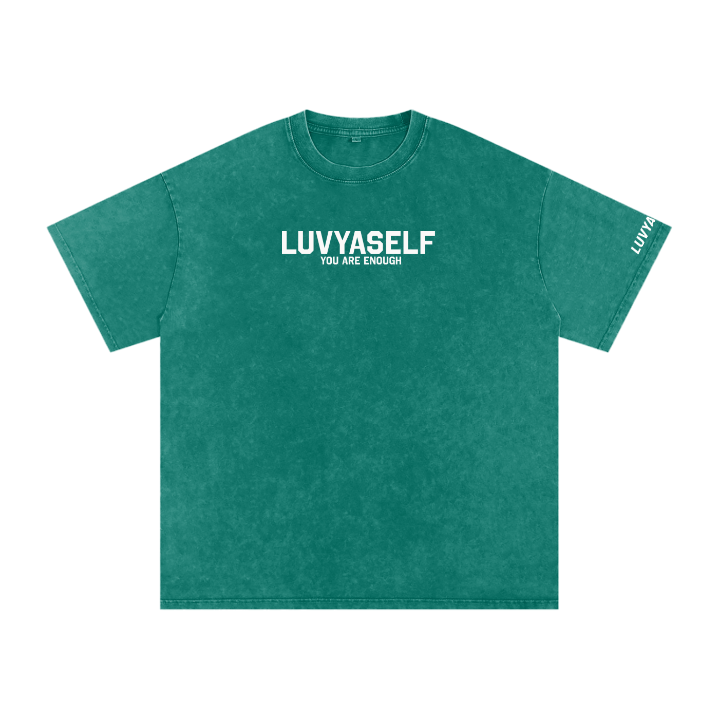 LUVYASELF - Snow Washed Oversized Cotton T-Shirt