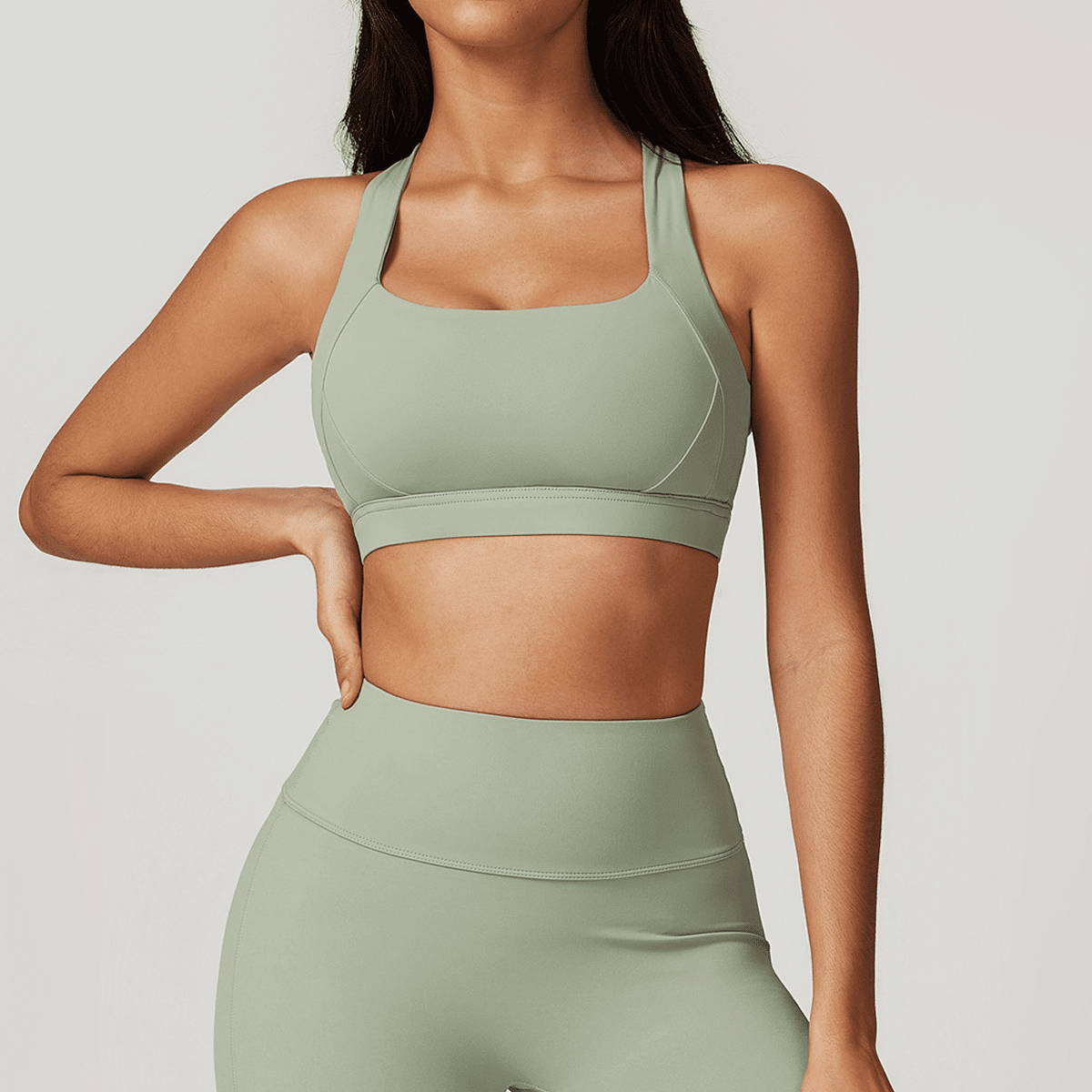 LUVYASELF CloudFeel Compression Shockproof Yoga Sports Bra