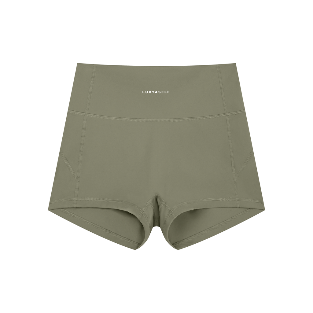 Uniform High-Waist Yoga Shorts