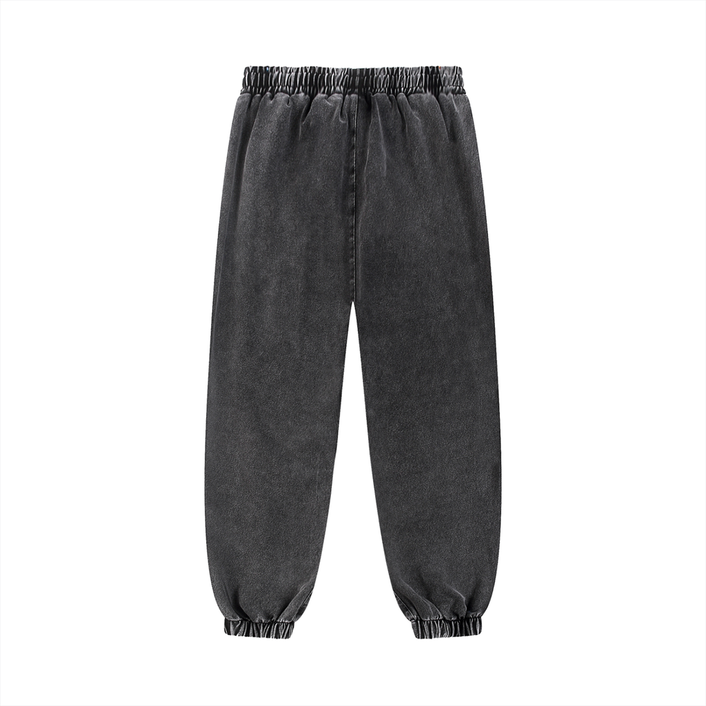 Uniform Snow Wash Jogged Sweatpants