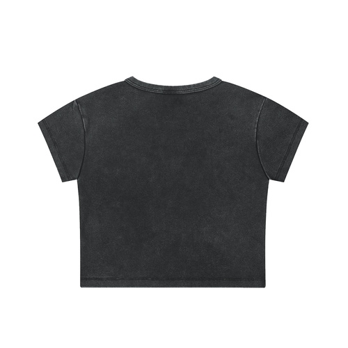 Snow Washed Crop Top