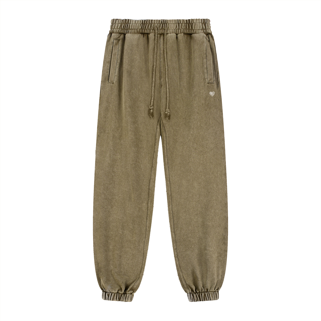 Uniform Snow Wash Heavyweight Jogged Sweatpants