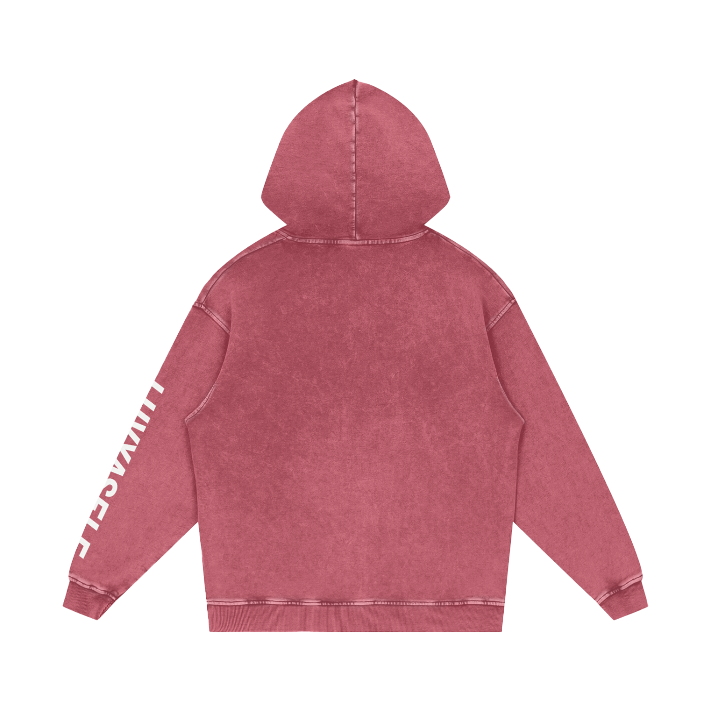 LUVYASELF - Snow Washed Loose Cotton Hoodie